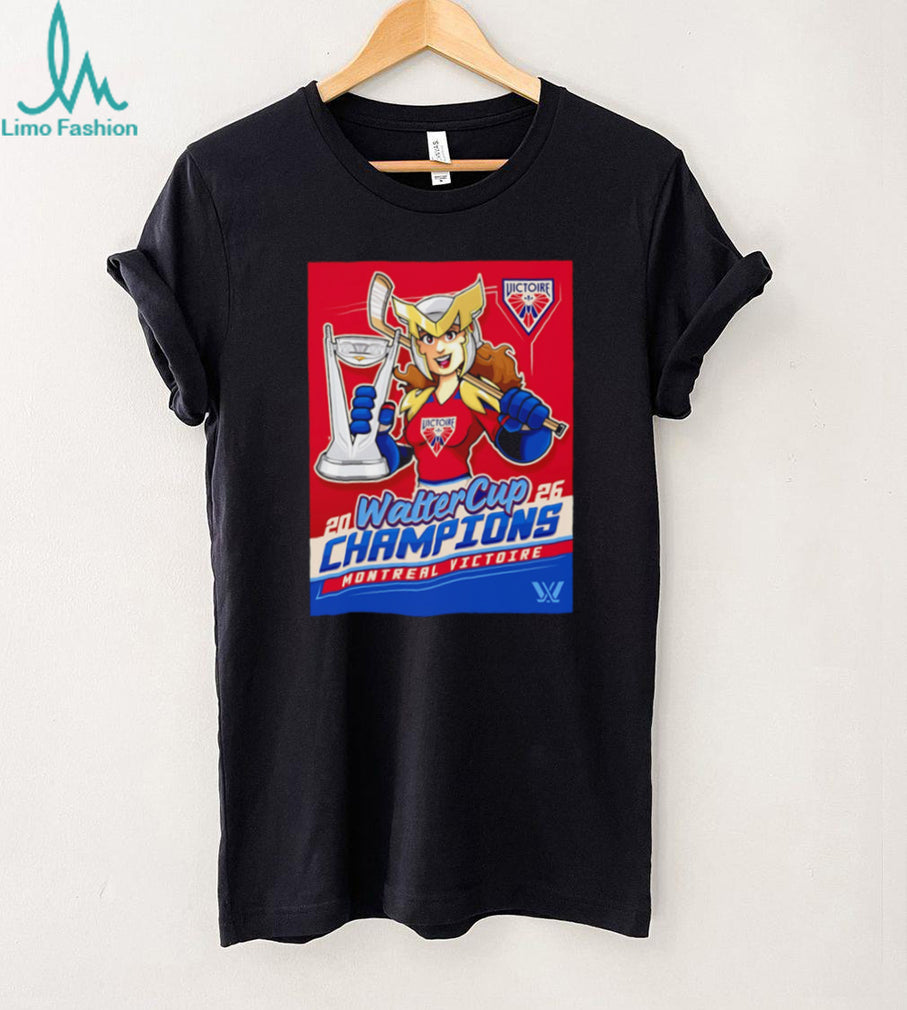 Montreal Victoire Walter Cup Champions 2026 T Shirt
