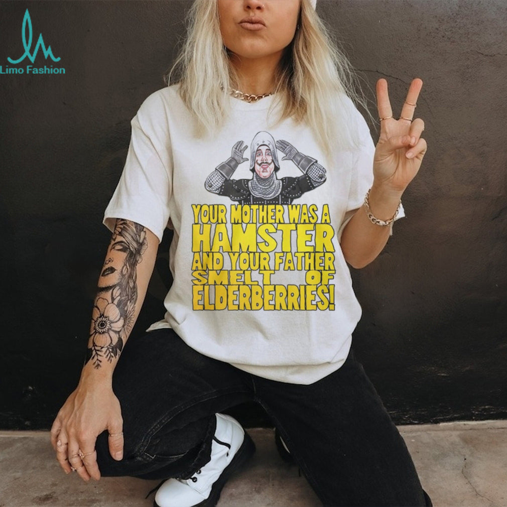 Monty Python French Knight Your Mother Was A Hamster Vintage Humor Gift Fans Shirt