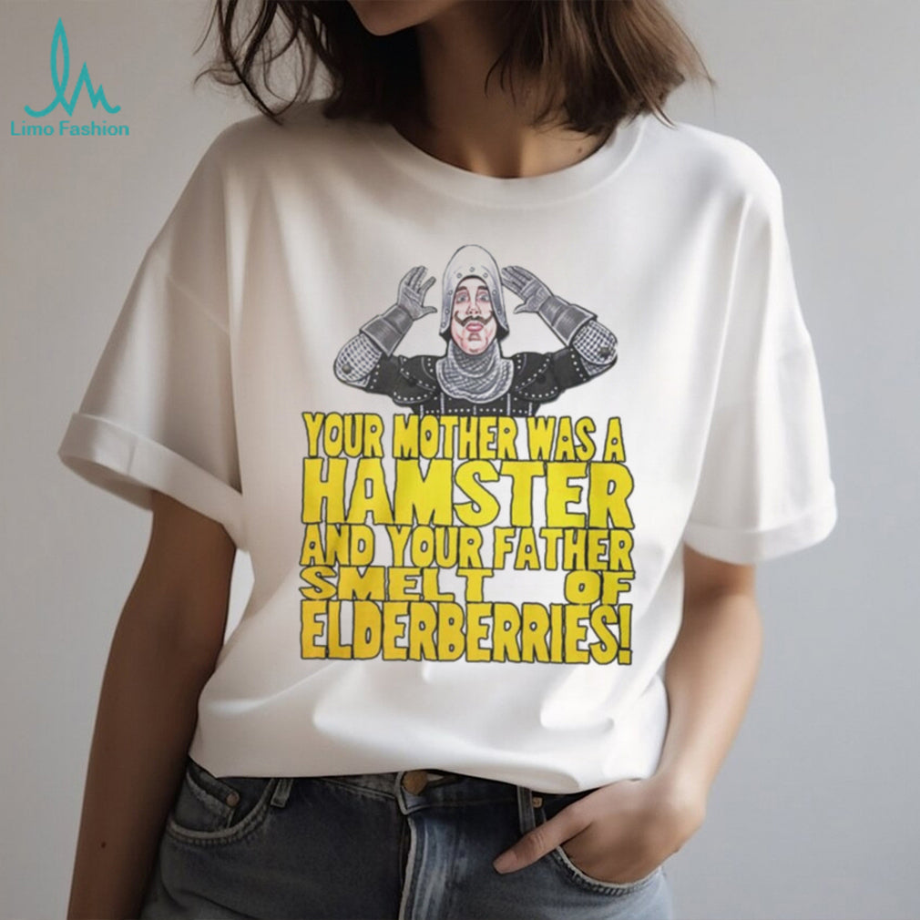 Monty Python French Knight Your Mother Was A Hamster Vintage Humor Gift Fans Shirt