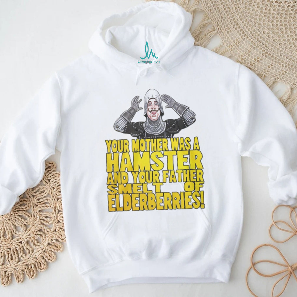 Monty Python French Knight Your Mother Was A Hamster Vintage Humor Gift Fans Shirt