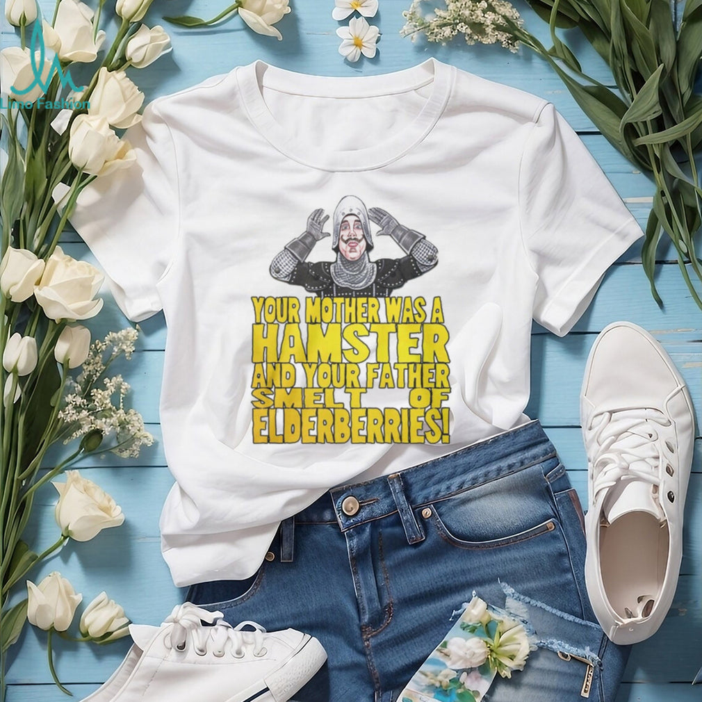 Monty Python French Knight Your Mother Was A Hamster Vintage Humor Gift Fans Shirt