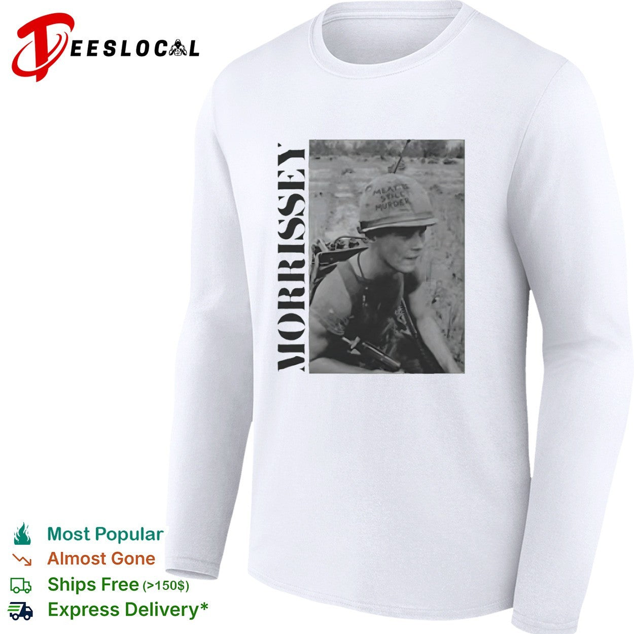 Morrissey Meat is still Murder Vietnam War Soldier shirt