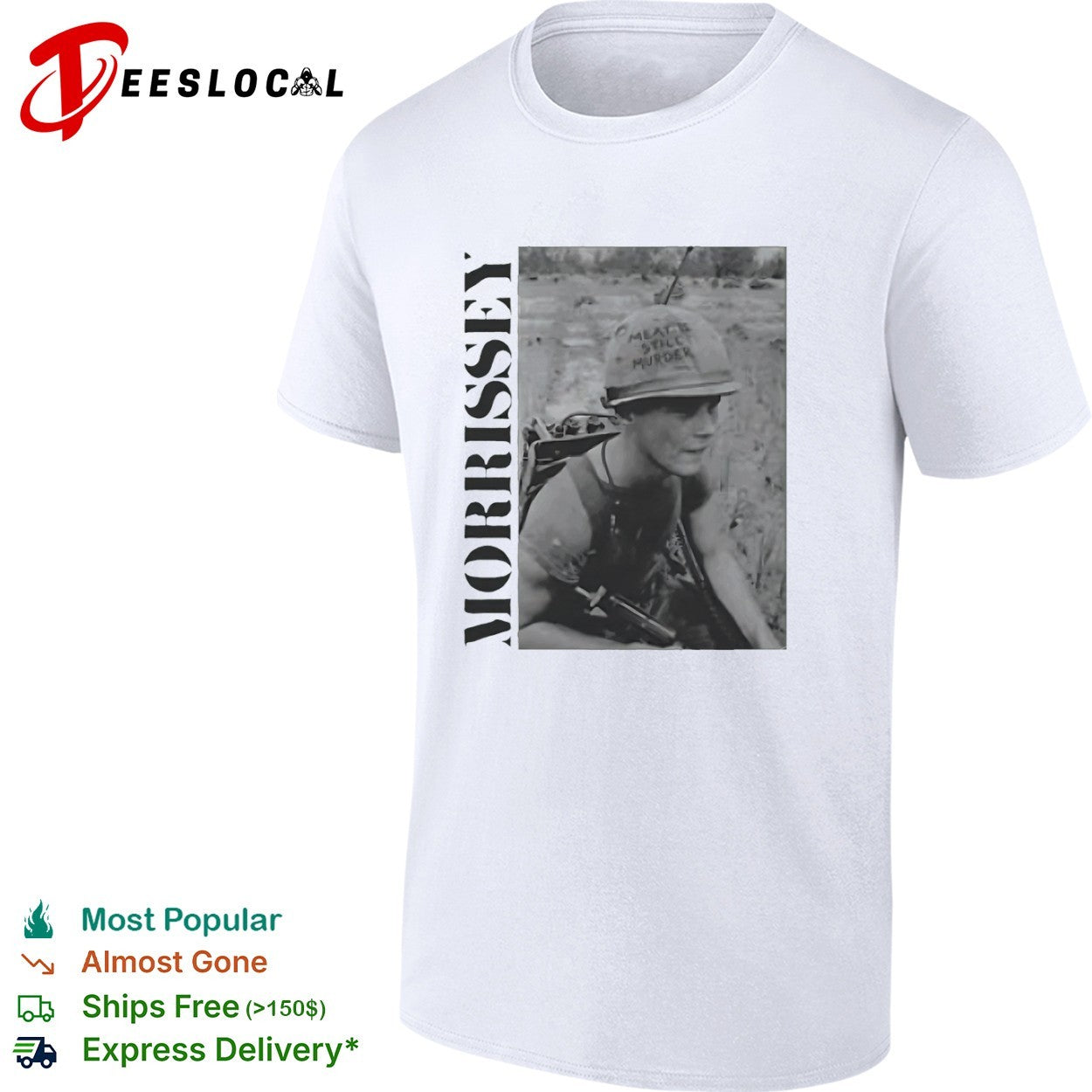 Morrissey Meat is still Murder Vietnam War Soldier shirt