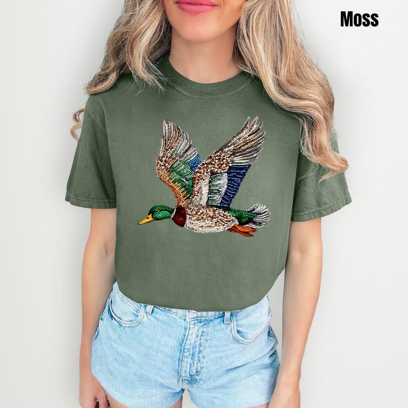 Mosaic Duck Comfort Colors T-Shirt 'NLB' Hoodie, Sweatshirt | PodTeesHub.com