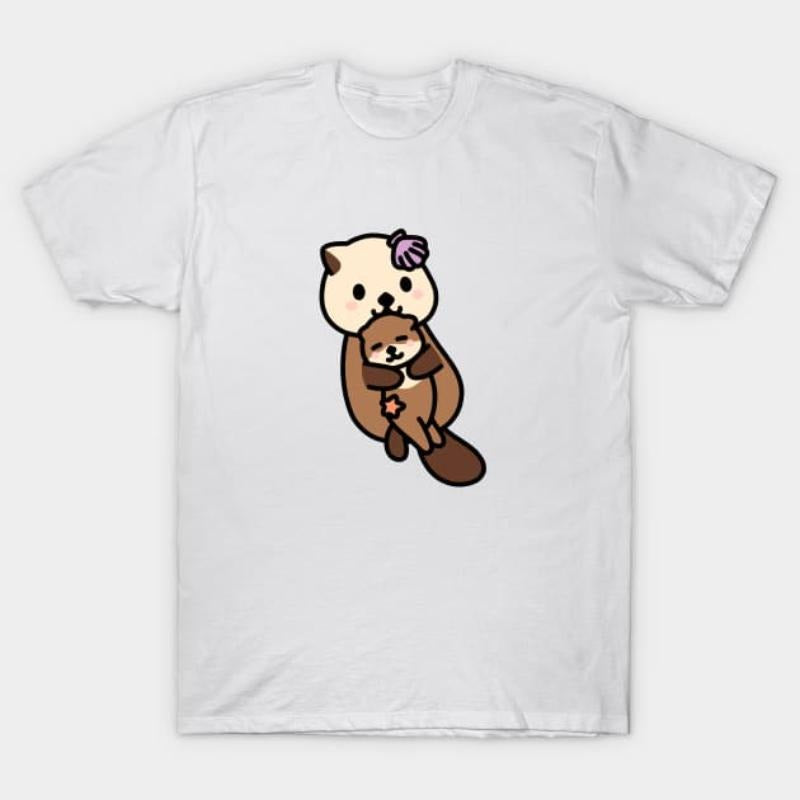 Mother's Day Otters T-Shirt Hoodie, Sweatshirt | PodTeesHub.com