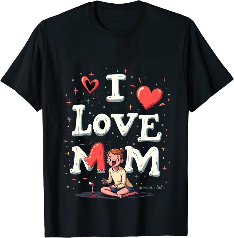 MotherDayILoveMomFineCraftedTee T-Shirts, Hoodie, Sweatshirt | PodTeesHub.com