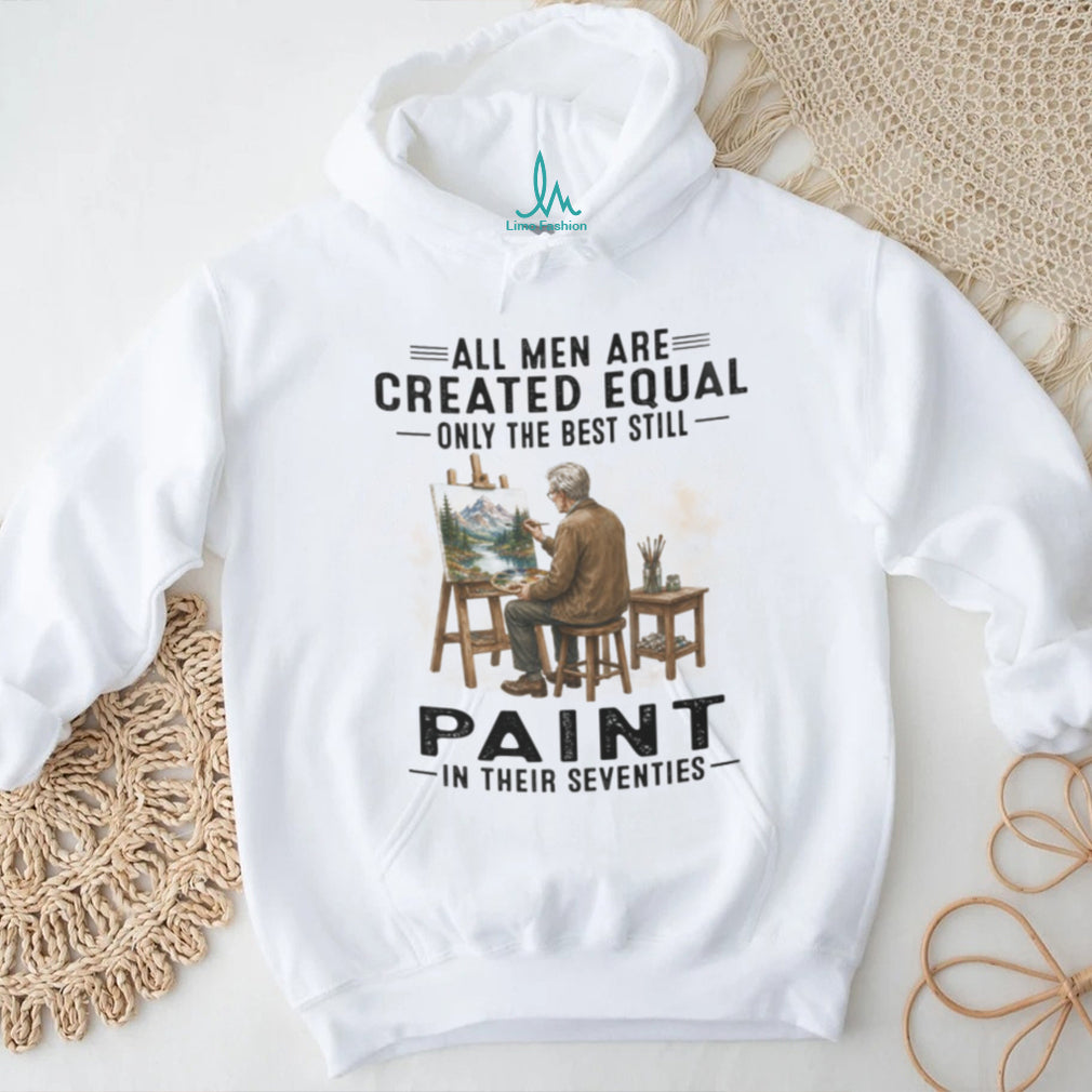 Mountain Landscape Artist Painter Best Men Create Art In Their 70s Shirt