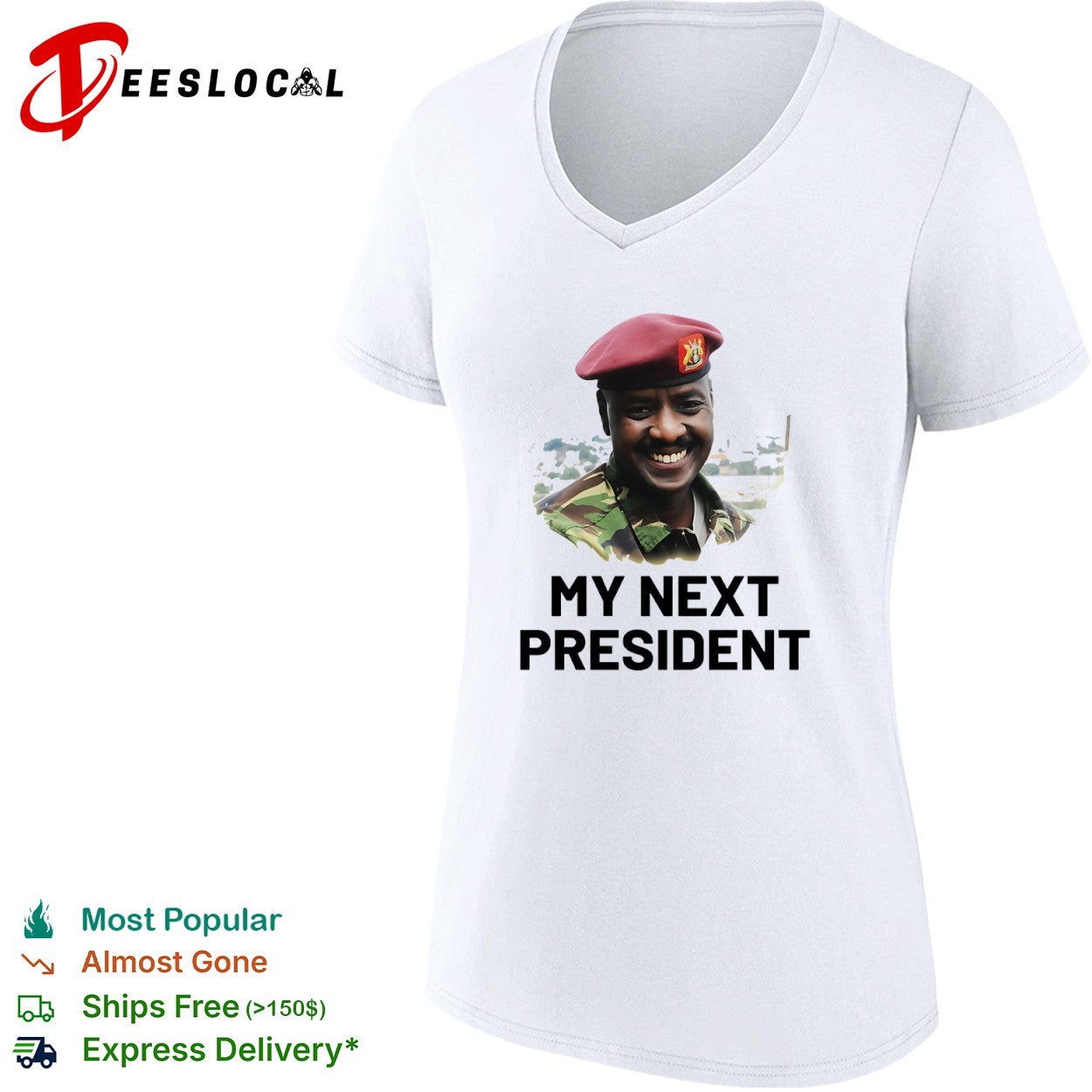 Muhoozi Kainerugaba My Next President Uganda People Defence Forces shirt