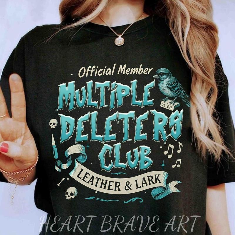 Multiple Deleters Club Shirt, Leather And Lark Dark Romance, Ruinous Love Trilogy Sweatshirt, Brynne Book Aesthetic,...