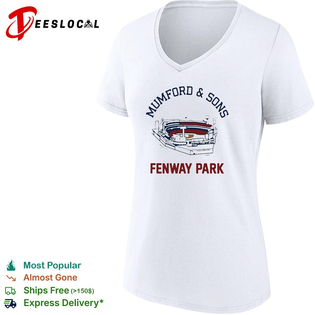 Mumford and Sons Fenway Park stadium shirt