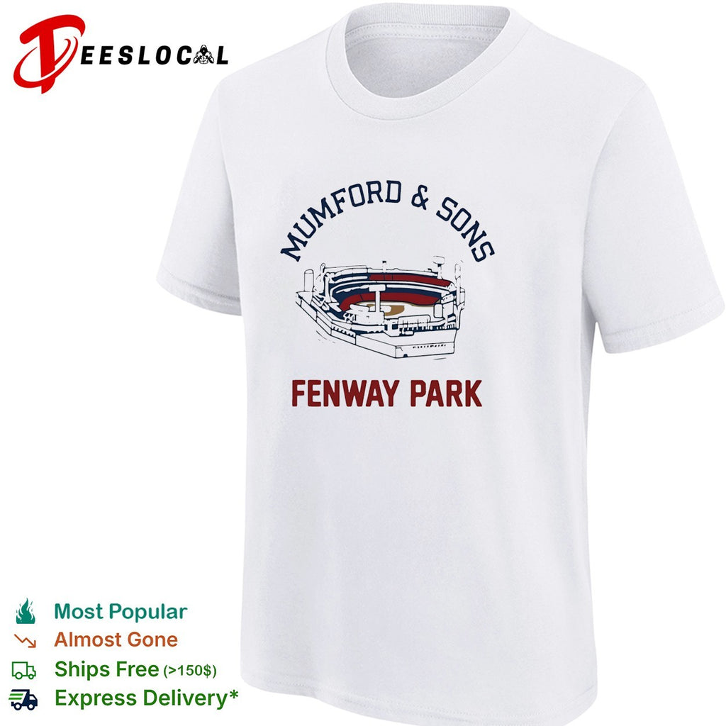 Mumford and Sons Fenway Park stadium shirt