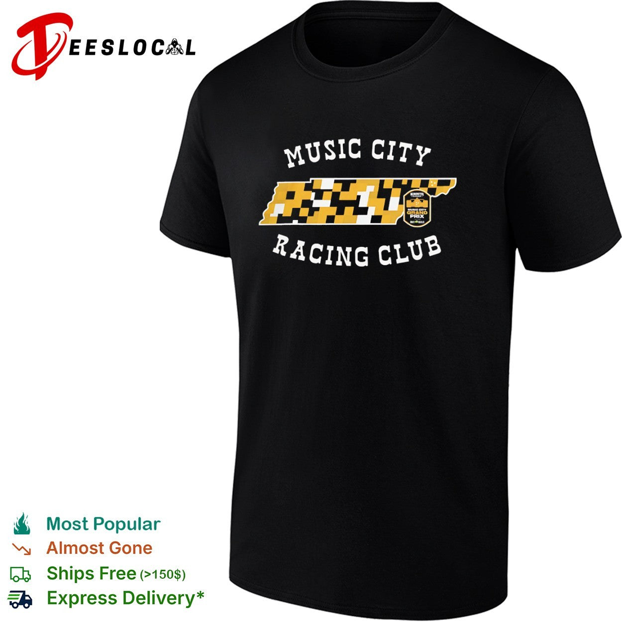 Music City Racing Club Borchetta Scuderia Music City Grand Prix Tennessee shirt
