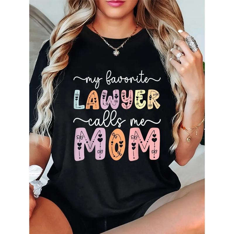 My Favorite Lawyer Calls Me Mom Daughter Son Mothers day T-Shirt, Women'S Clothing Hoodie, Sweatshirt | PodTeesHub.com