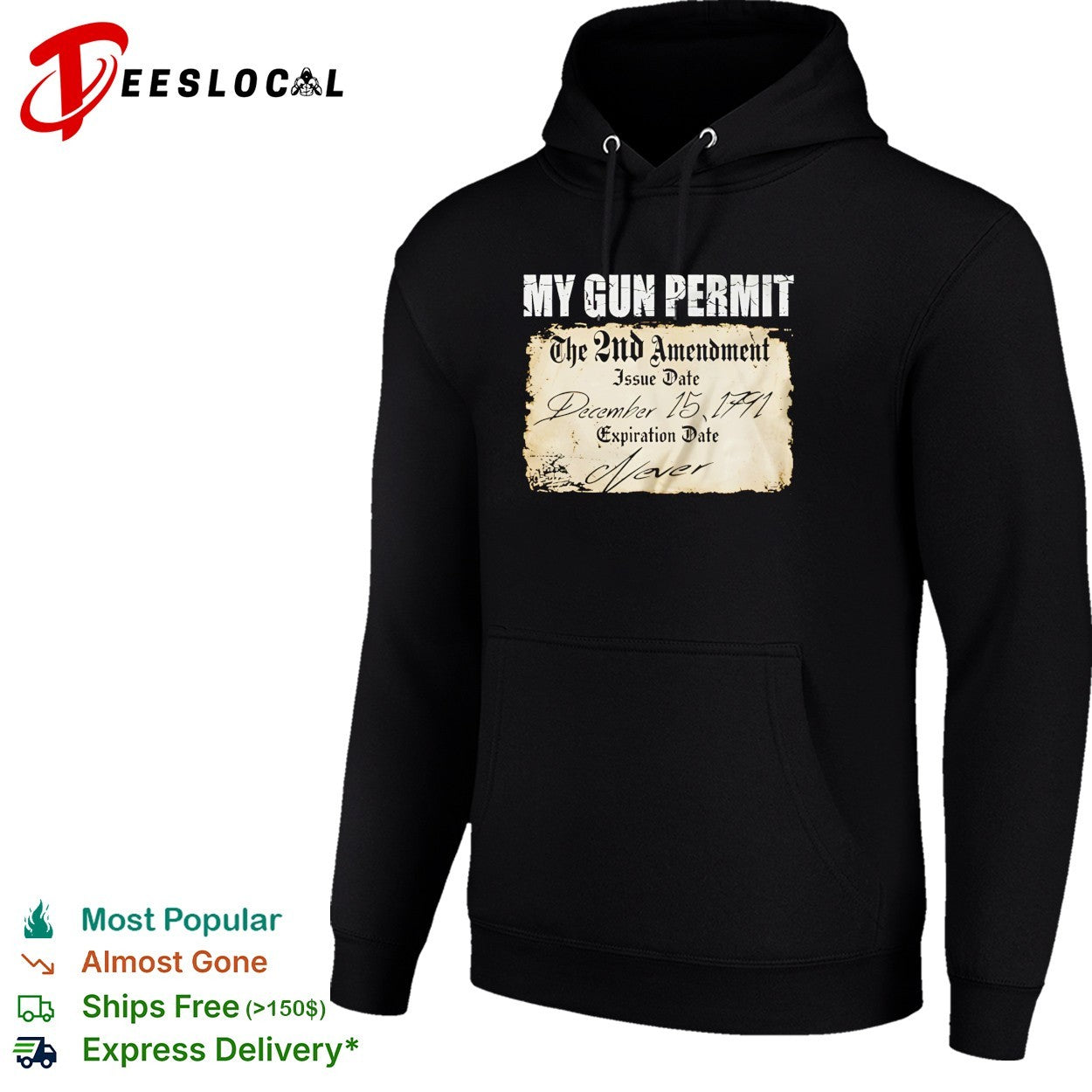 My Gun Permit The 2nd Amendment vintage shirt
