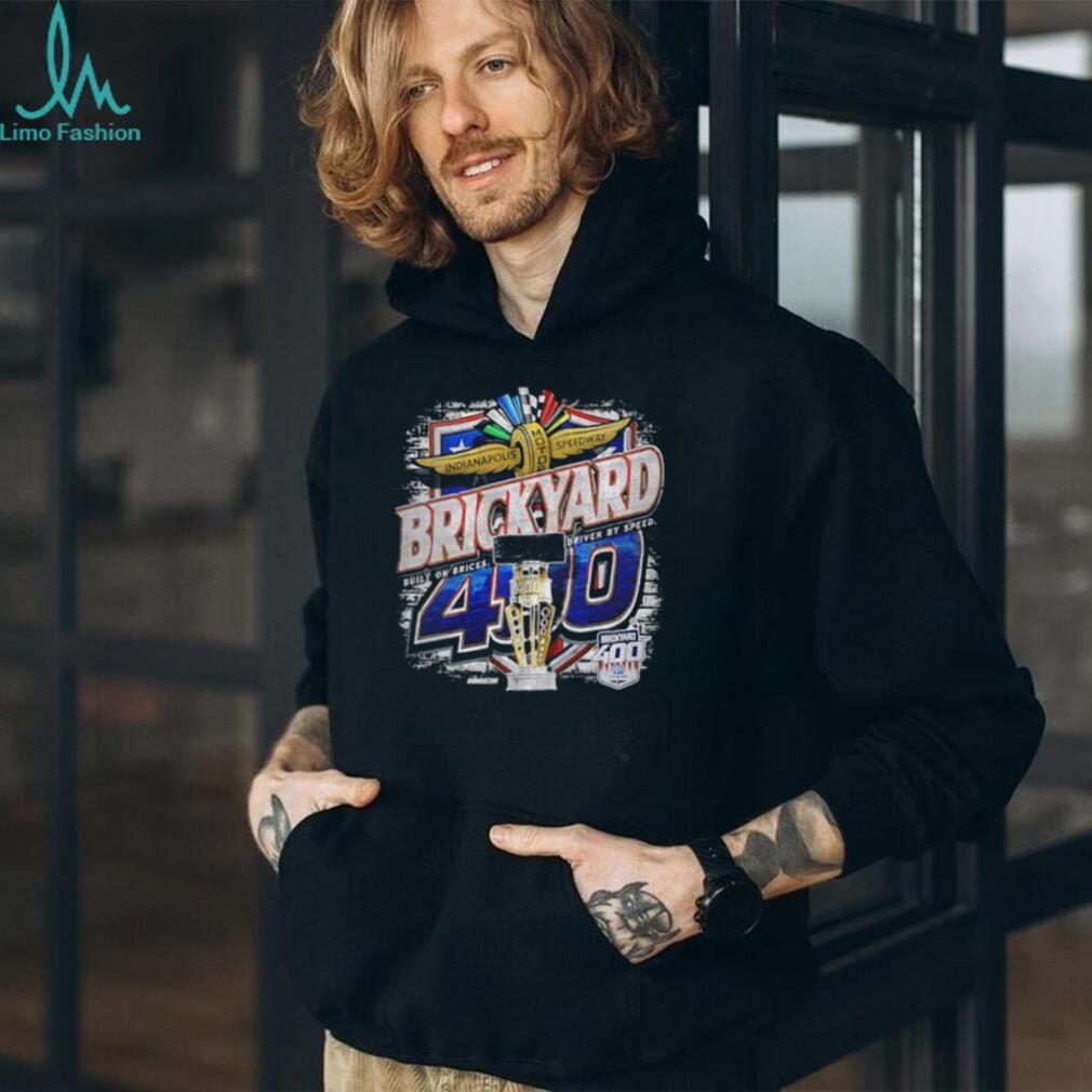 NASCAR Brickyard 400 Built On Bricks Driven By Speed shirt