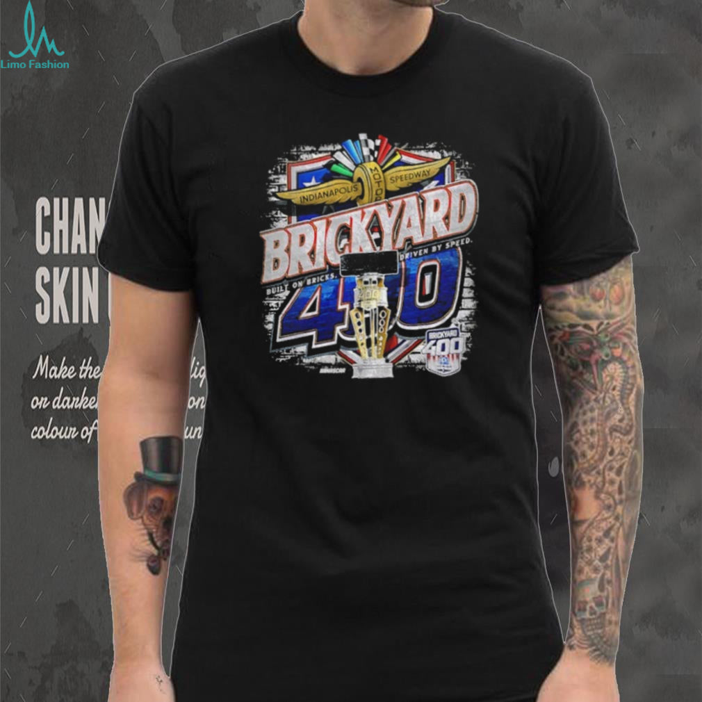 NASCAR Brickyard 400 Built On Bricks Driven By Speed shirt