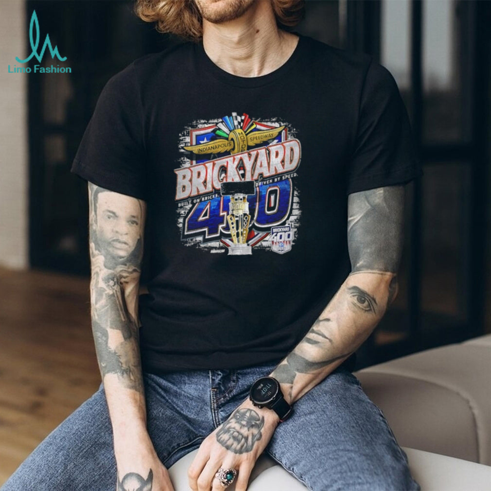 NASCAR Brickyard 400 Built On Bricks Driven By Speed shirt