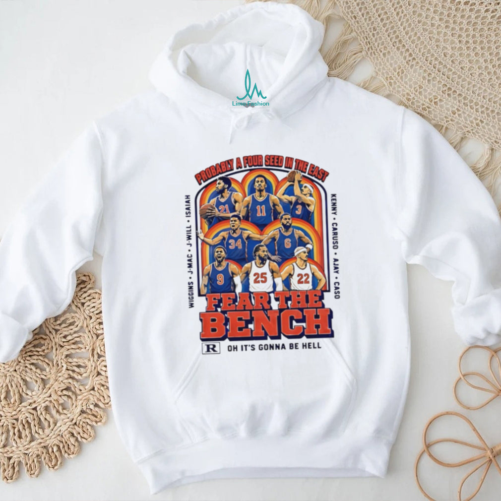 NBA Fear The Bench Basketball Four Seed Funny Graphic T Shirt