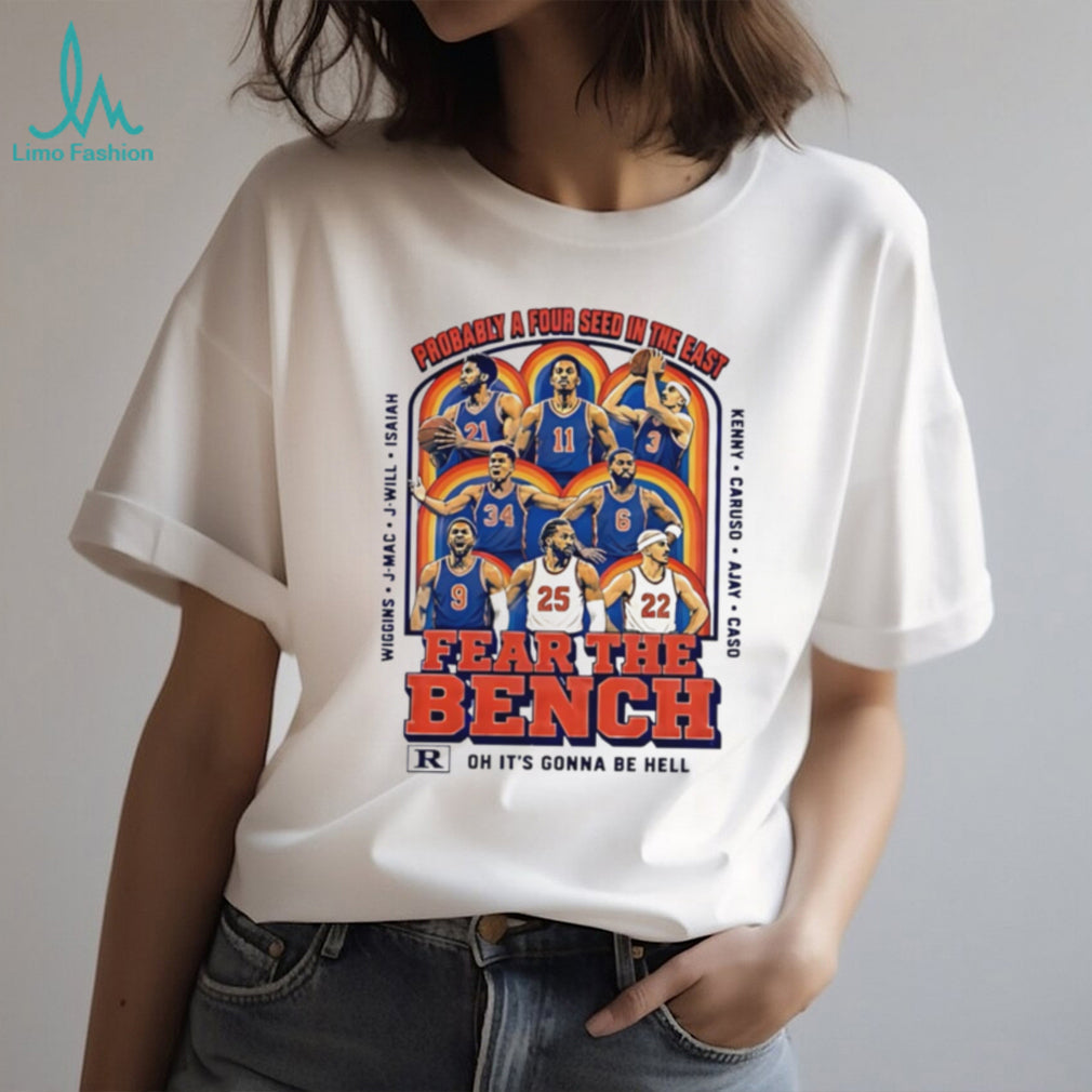 NBA Fear The Bench Basketball Four Seed Funny Graphic T Shirt