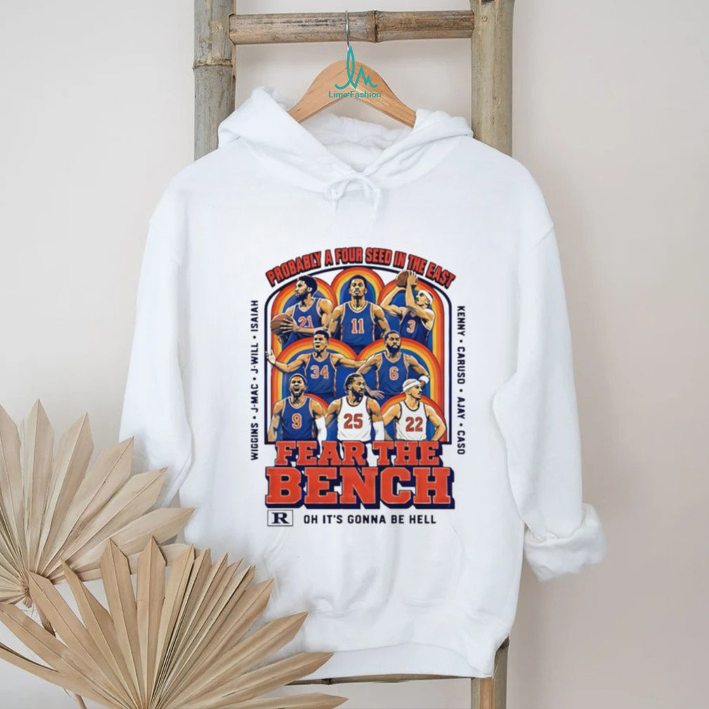 NBA Fear The Bench Basketball Four Seed Funny Graphic T Shirt
