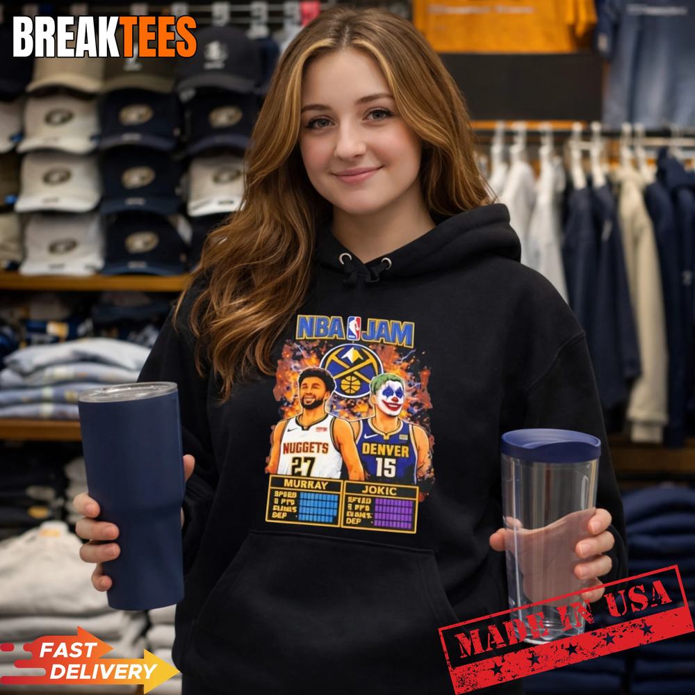 NBA Jam Denver Nuggets Murray vs Jokic t-shirt