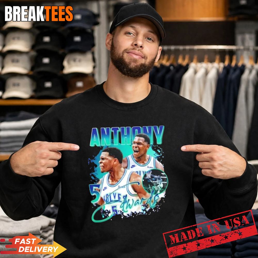 NBA Playoffs Anthony Edwards Minnesota Timberwolves Signature t-shirt