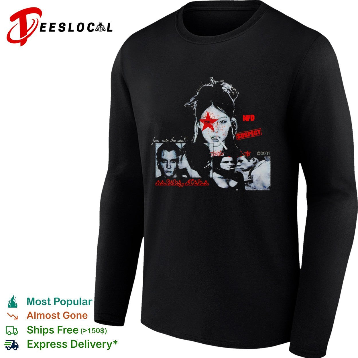 NFD suspect fear eats the soul girl shirt