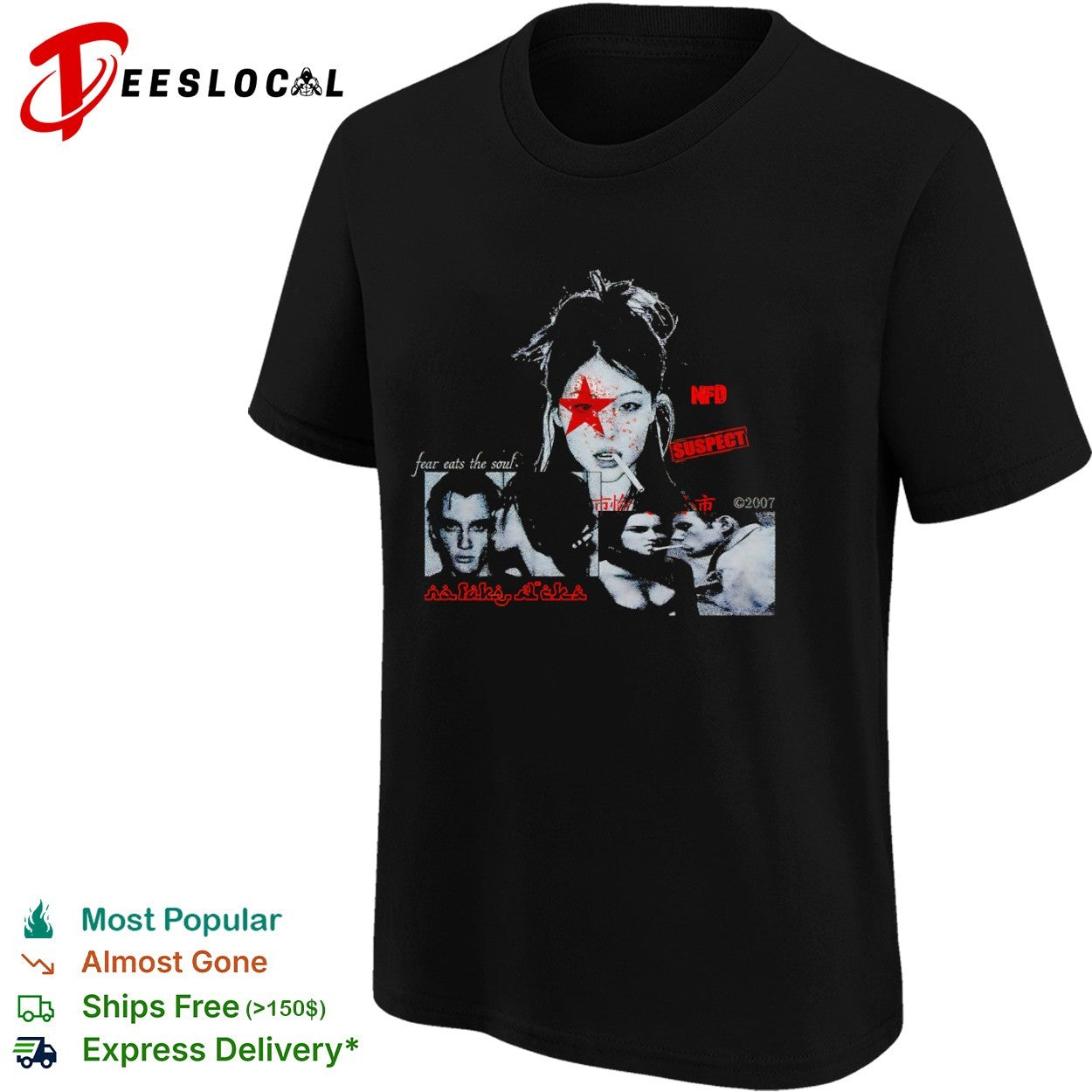 NFD suspect fear eats the soul girl shirt