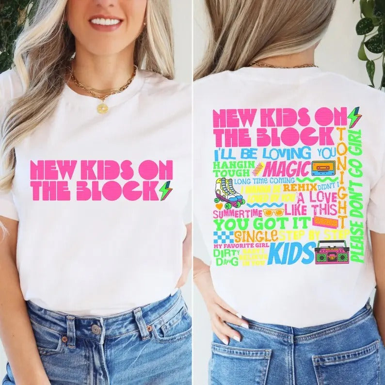 NKOTB Shirt,  New Kids T-Shirt,  Magic Summer 2024 Tee Hoodie, Sweatshirt | PodTeesHub.com