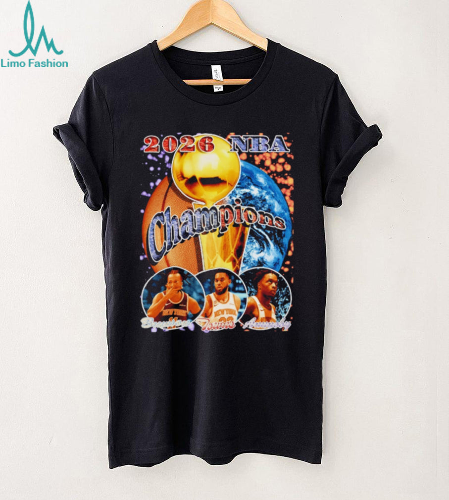 NY Knicks NBA Champions 2026 Brunson Towns Anunoby shirt