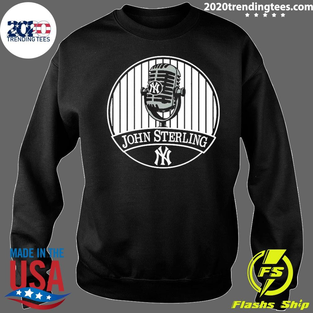 NY Yankees Memorial Patch For John Sterling Shirt
