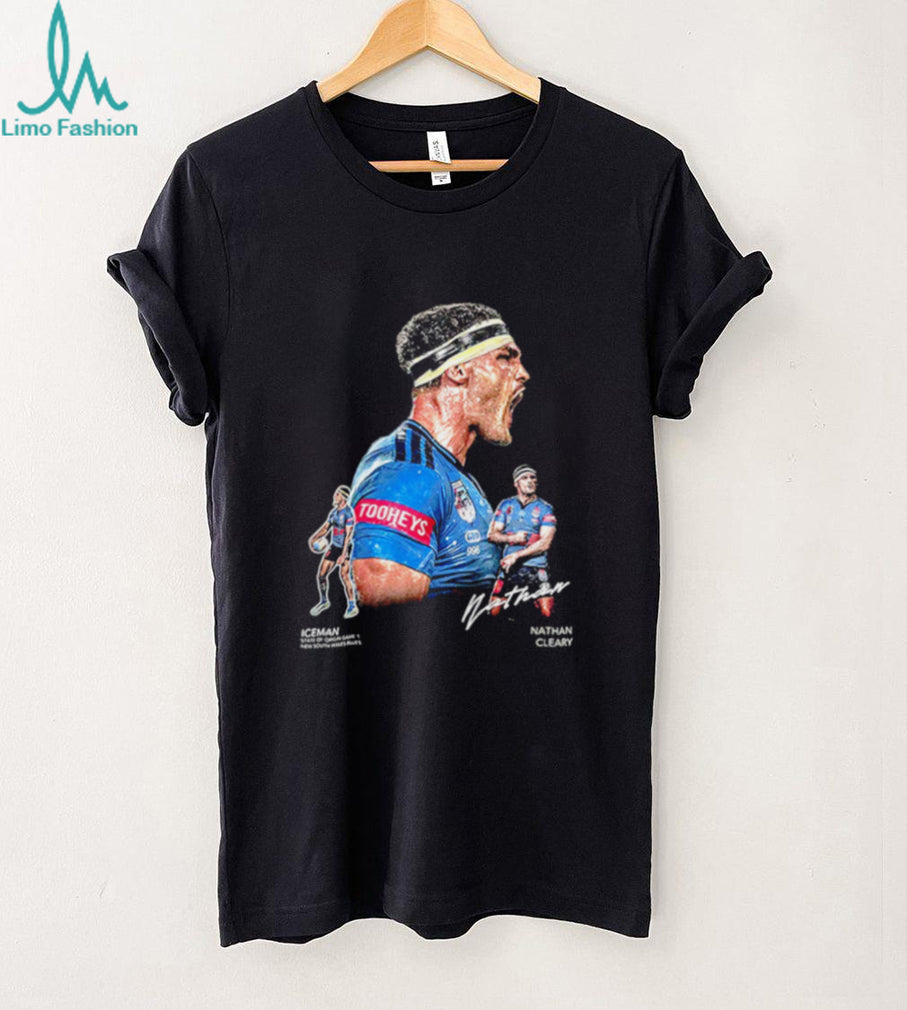 Nathan Cleary NSW signature player collage shirt