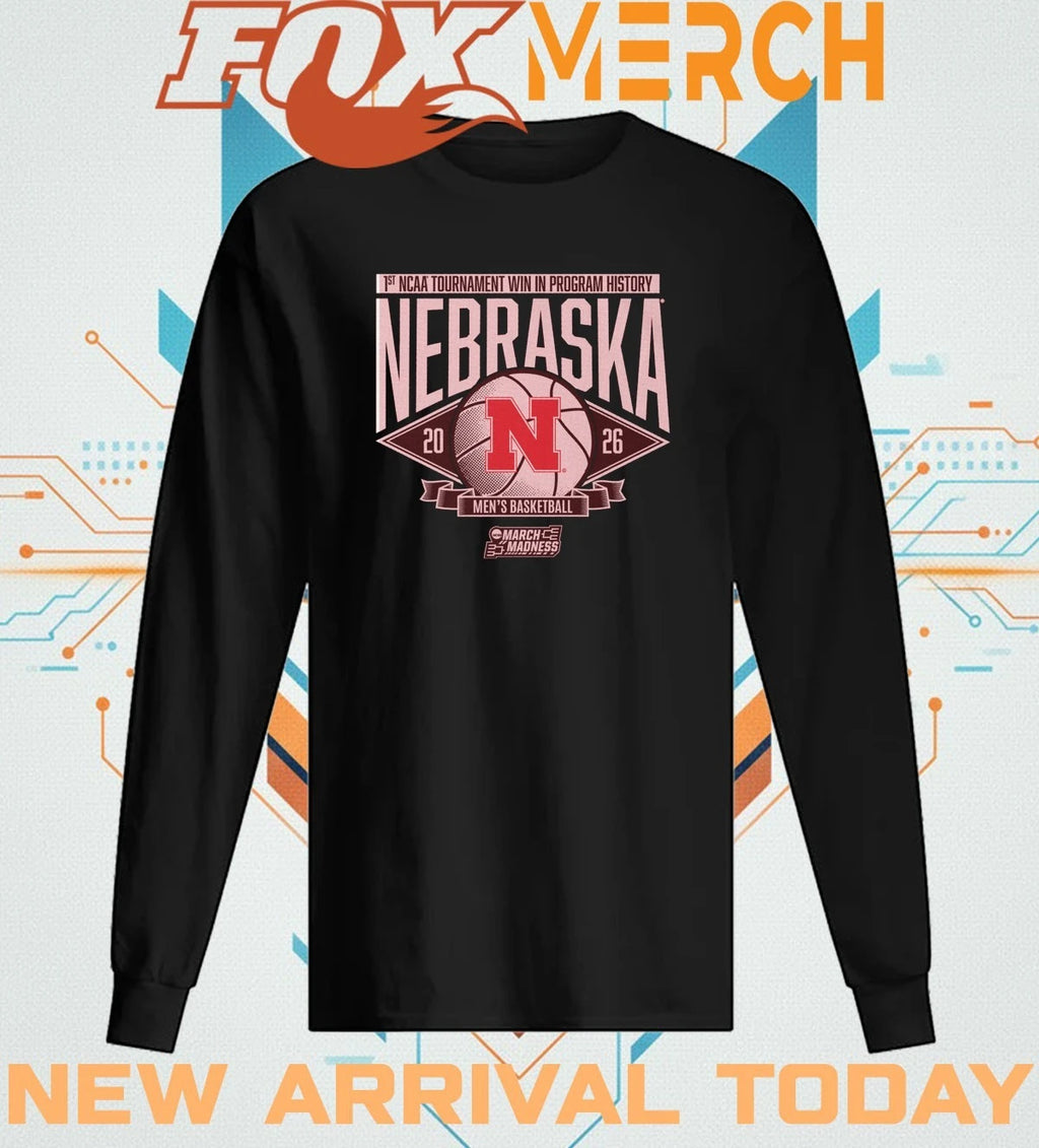 Nebraska Cornhuskers 2026 1st NCAA Tournament Win In Program History shirt