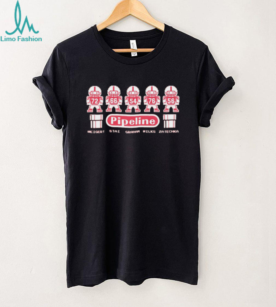 Nebraska Cornhuskers Pipeline Weigert Stai Graham Wilks Zatechka shirt