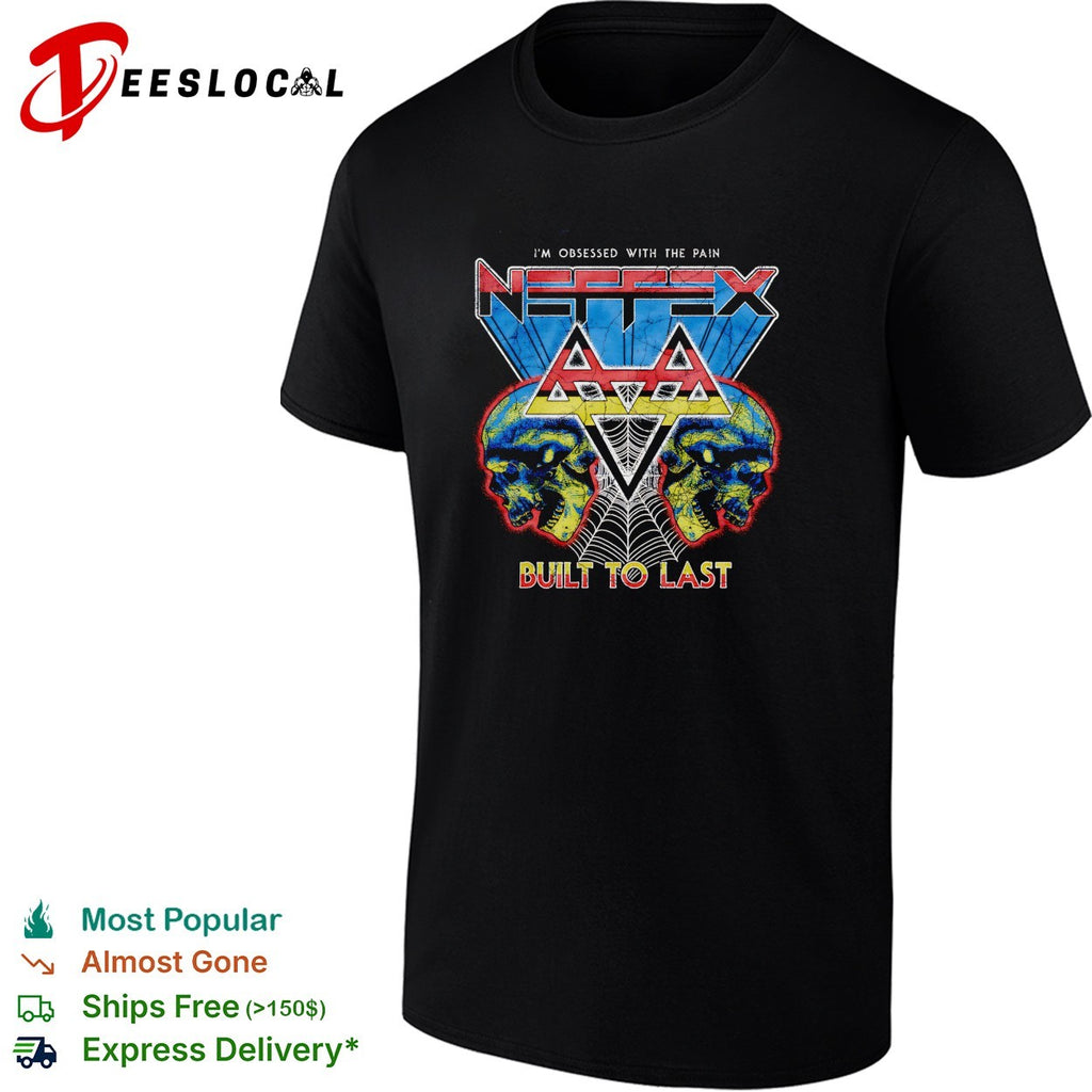 Neffex built to last I’m obsessed with the pain skulls spiderweb shirt