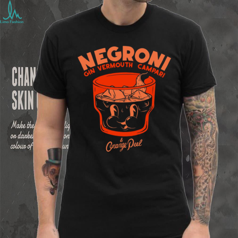 Negroni Cocktail Gin Vermouth Campari Drink Lover T Shirt