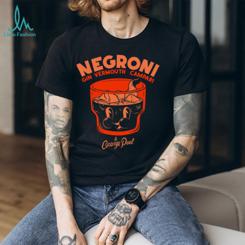 Negroni Cocktail Gin Vermouth Campari Drink Lover T Shirt