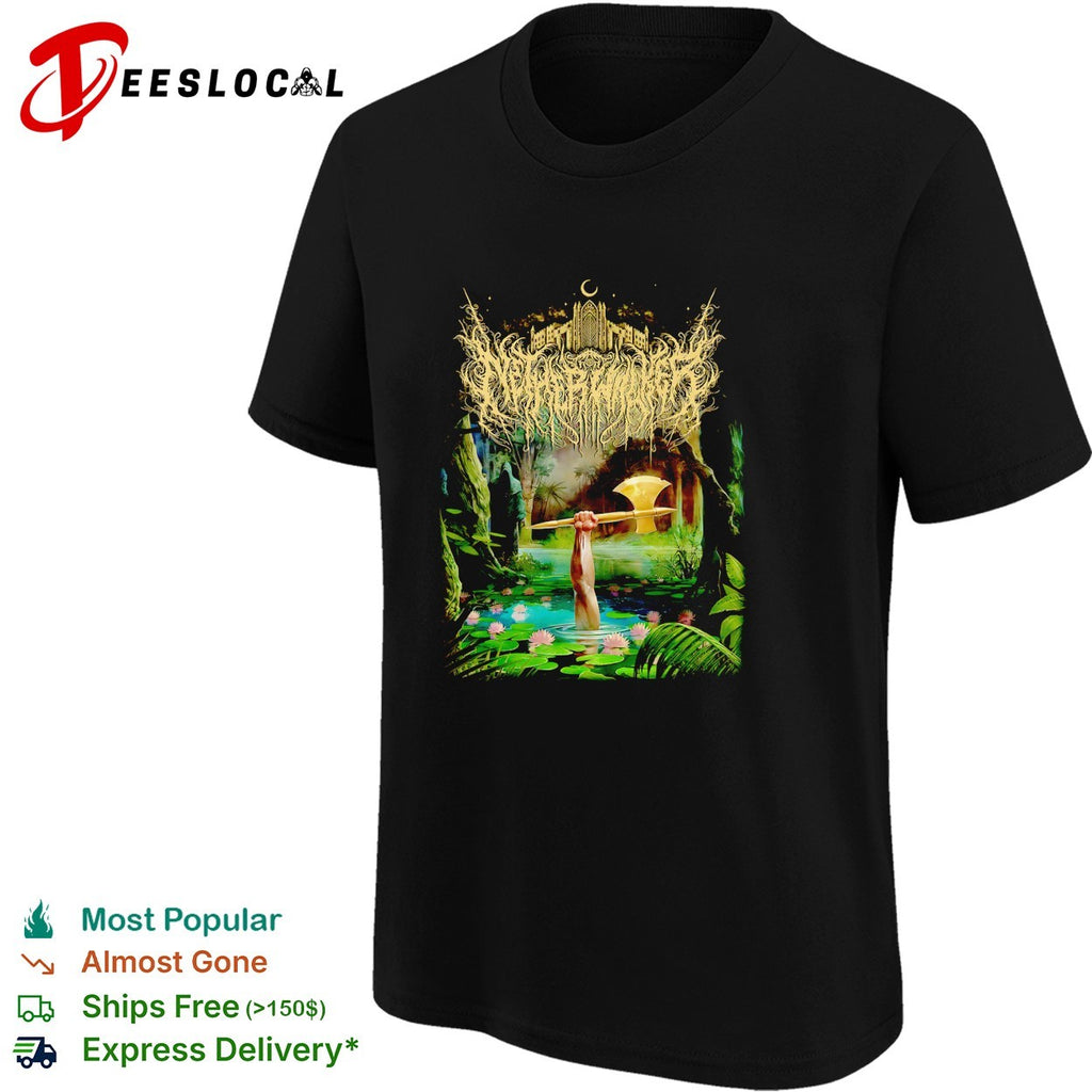 Netherwalker arm holding axe in swamp shirt