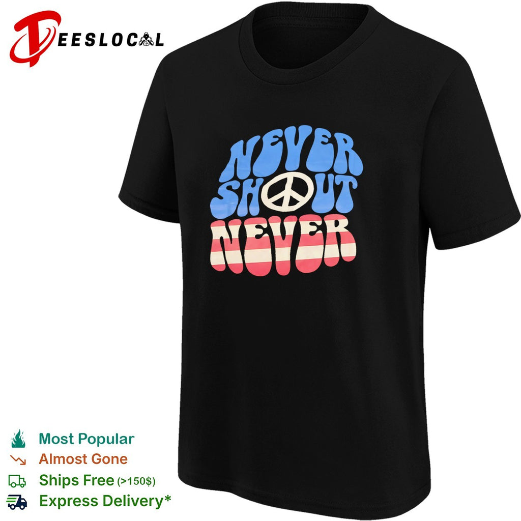 Never Shout Never Peace shirt