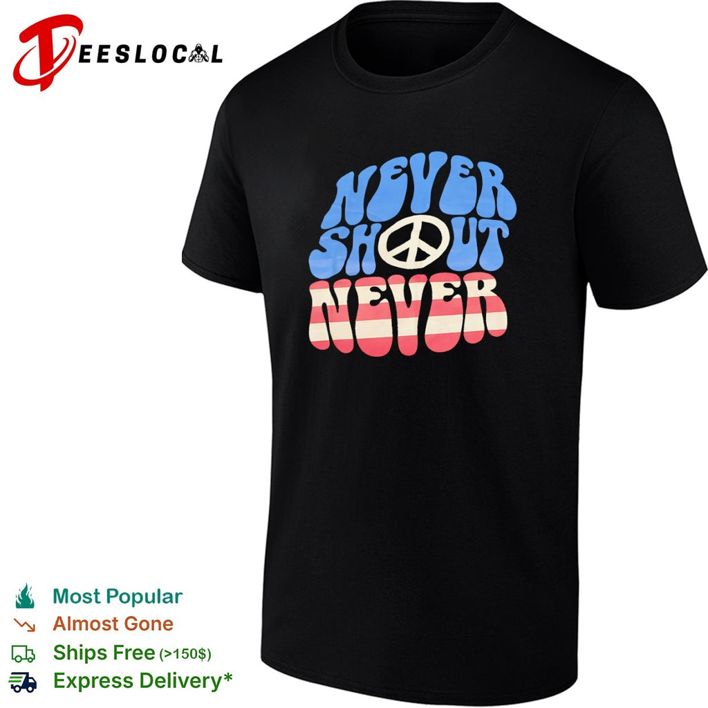 Never Shout Never Peace shirt