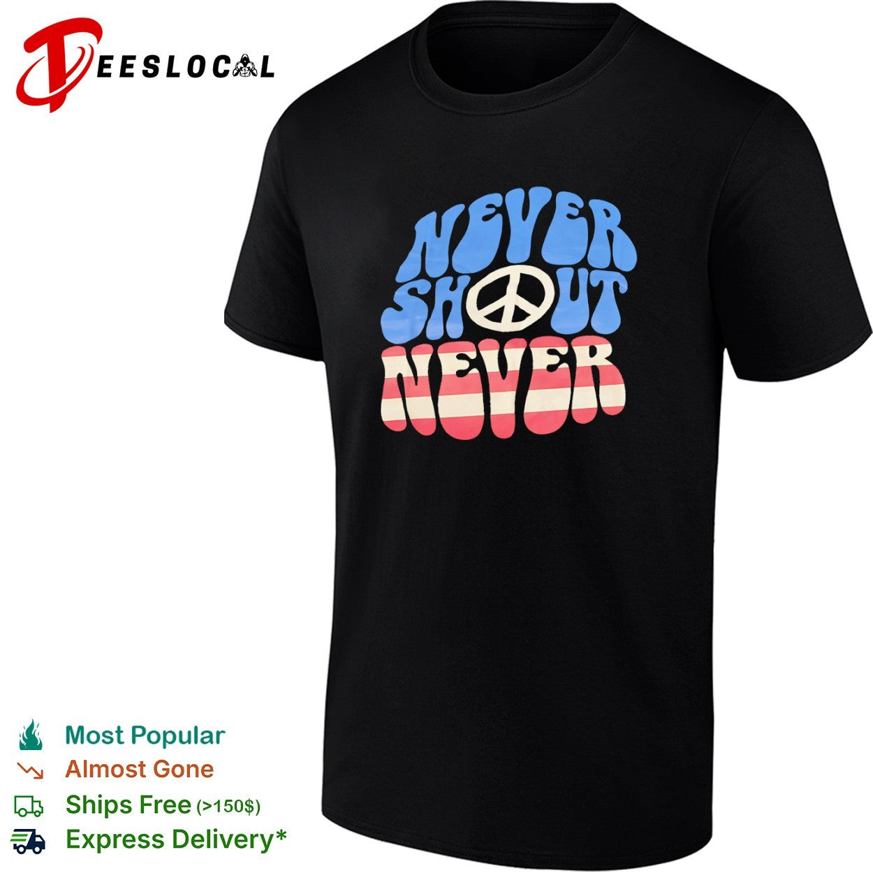 Never Shout Never Peace shirt