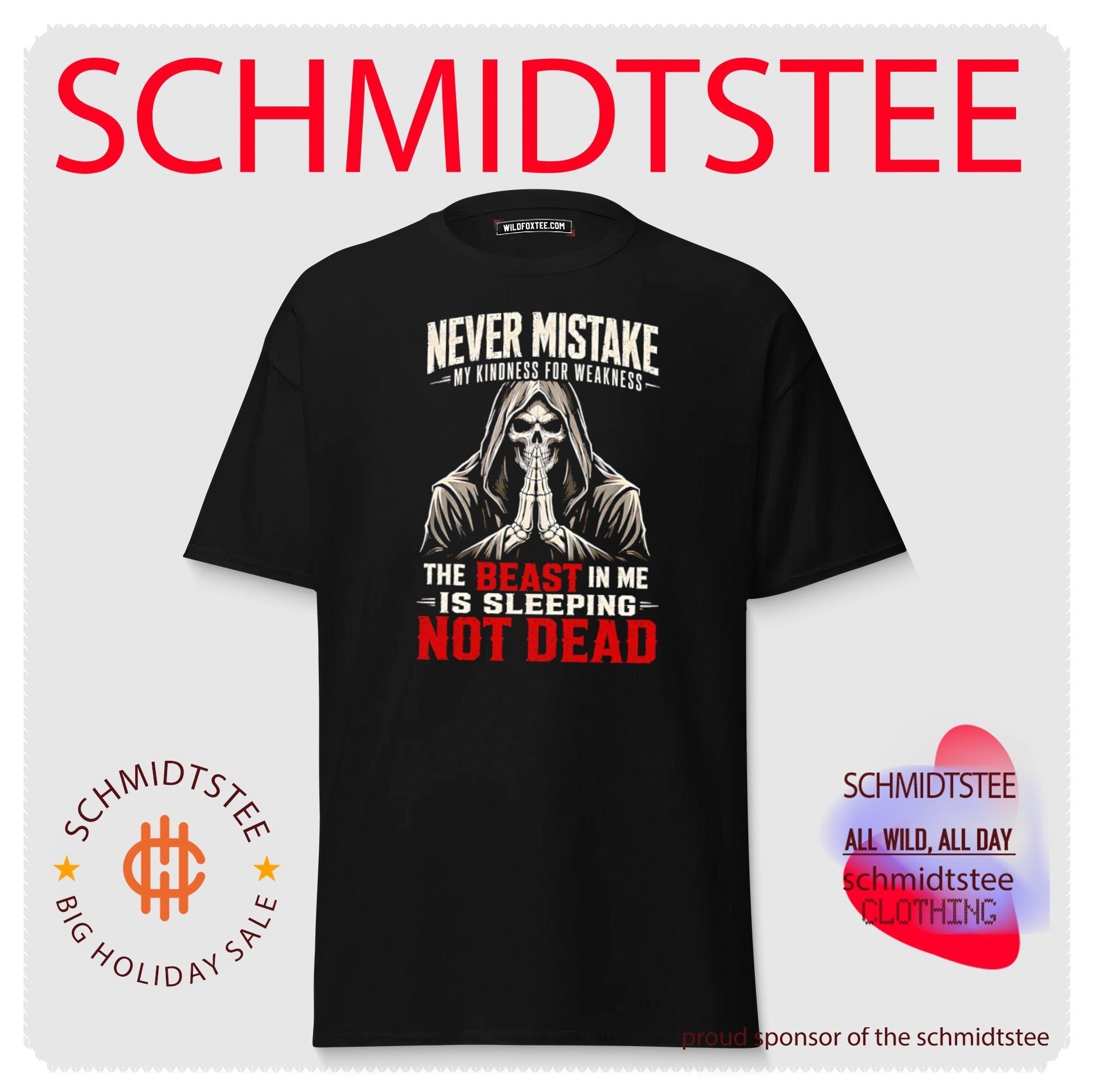 Never mistake my kindness for weakness the beast in me is sleeping not dead shirt