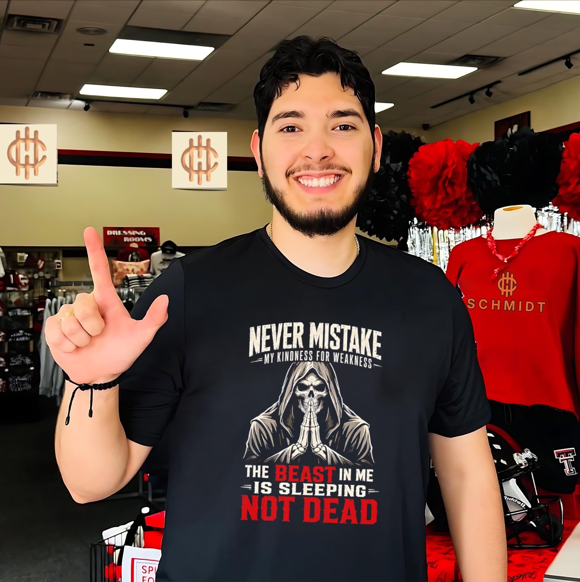 Never mistake my kindness for weakness the beast in me is sleeping not dead shirt