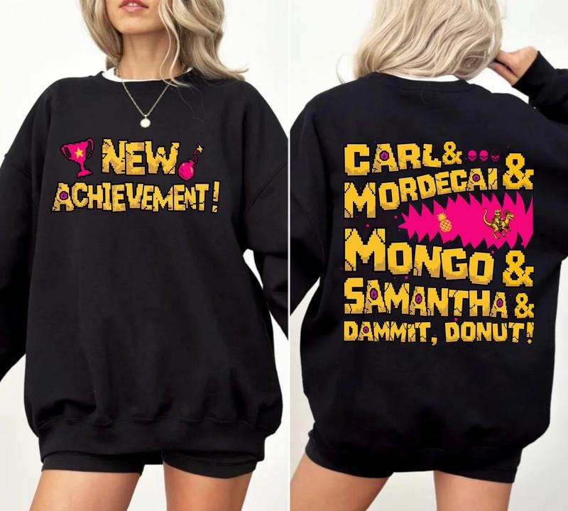 New Achievement Dungeon Crawler Carl Sweatshirt, Carl Mongo Donut Shirt, Dammit Donut T-Shirt, Sci-Fi Book Series Shirt,...