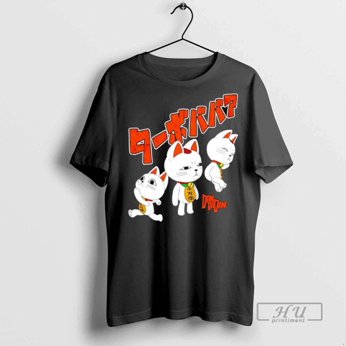 New Dandadan Japanese Lucky Cat Tee Shirts Sweatshirt Hoodies