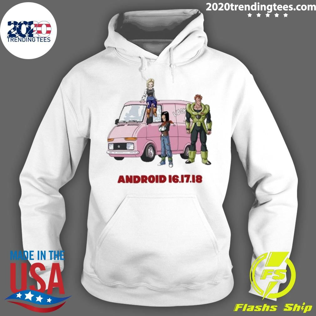 New Dragon Ball Z Android 16.17.18 Shirt