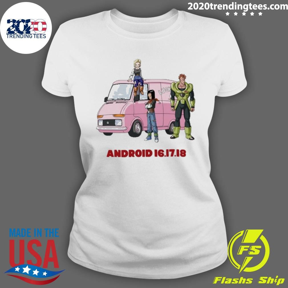 New Dragon Ball Z Android 16.17.18 Shirt