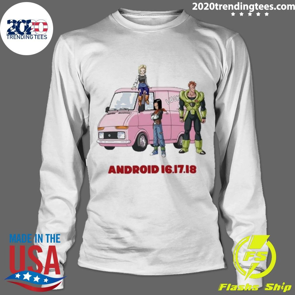 New Dragon Ball Z Android 16.17.18 Shirt