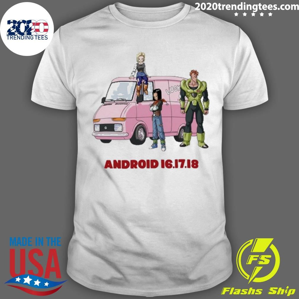 New Dragon Ball Z Android 16.17.18 Shirt