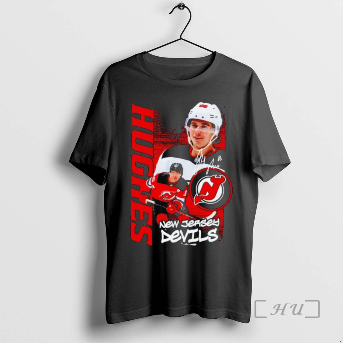 New Jack Hughes New Jersey Devils Nhl Playmaker Graphic T-Shirts, Hoodie, Sweatshirt | PodTeesHub.com